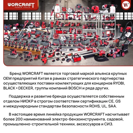 Шуруповерт дрель аккумуляторный бесщеточный 2 АКБ WORCRAFT