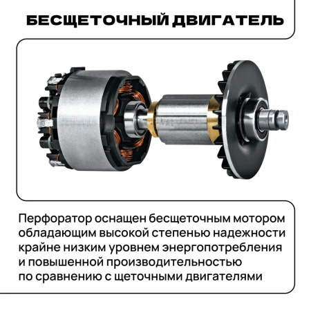 Перфоратор аккумуляторный WORCRAFT С АКБ и ЗУ