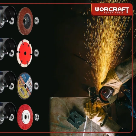 Болгарка 125 электрическая Worcraft