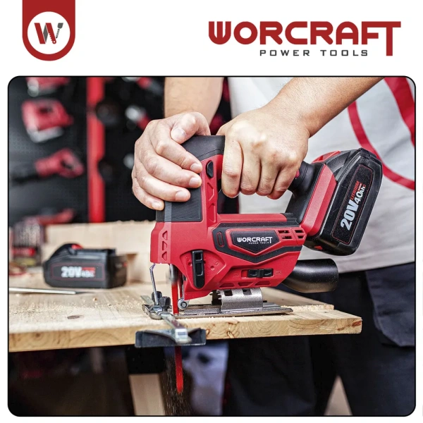 Электролобзик аккумуляторный 20V, 600Вт, 2500 ход/мин. Лобзик по дереву и металлу. ящик для инструментов на колесах