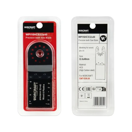 Насадки для реноватора Прямой рез WORCRAFT HCS 32x40