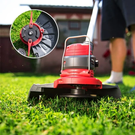 Катушка для триммера универсальная/ леска/ пластиковые ножи для травы WORCRAFT