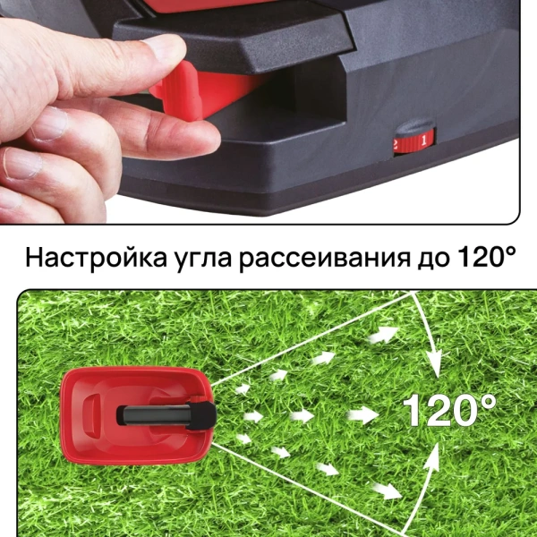 WORCRAFT Сеялка-разбрасыватель для газона аккумуляторная 20V/3,6 л/1,2 кг АКБ и СЗУ в комплекте.