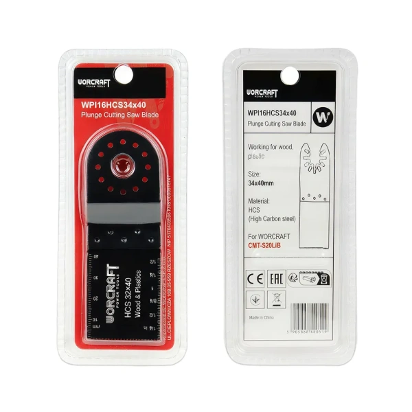 Насадки для реноватора Прямой рез WORCRAFT HCS 34x40